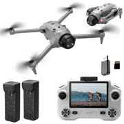YL059 GPS Drone with Screen Remote Control – Brushless Motor, Obstacle Avoidance, One-Key Airdrop RC Quadcopter for Adults, 2 Batteries.