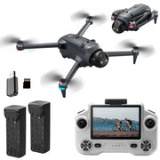 YL059 GPS Drone with Screen Remote Control – Brushless Motor, Obstacle Avoidance, One-Key Airdrop RC Quadcopter for Adults, 2 Batteries.