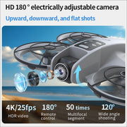 Big-Size K200 Max Drone with 4.8-Inch Screen Controller with SD Card, Two-batteries, Brushless Motor, Optical Flow Positioning, with Black Outdoor Carrying Case.