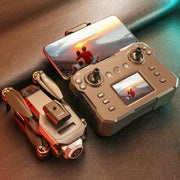 K6 Max Drone with Screen Controller with SD card, Brushless Motor, 2 batteries, Waypoint Fly, Optical Flow Localization, Active Obstacle Avoidance, One Key Take Off/Landing.