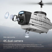 KY202 Drone with 720p Camera, 3 Speed Mode Drone, 2 Batteries, Active Obstacle Avoidance, One Key Take Off/Landing.