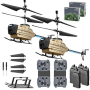 KY202 Drone with 720p Camera, 3 Speed Mode Drone, 2 Batteries, Active Obstacle Avoidance, One Key Take Off/Landing.